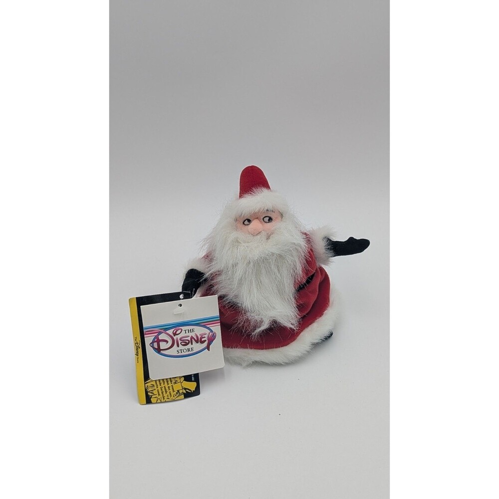 Disney Store Nightmare Before Christmas Santa Plush 7in w Tags No Sound